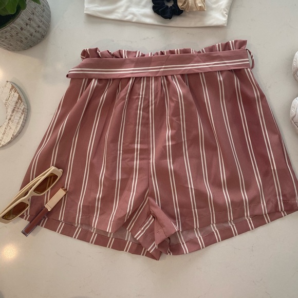 Cute High Waisted Stripped Shorts - Small $12 - Picture 2 of 2